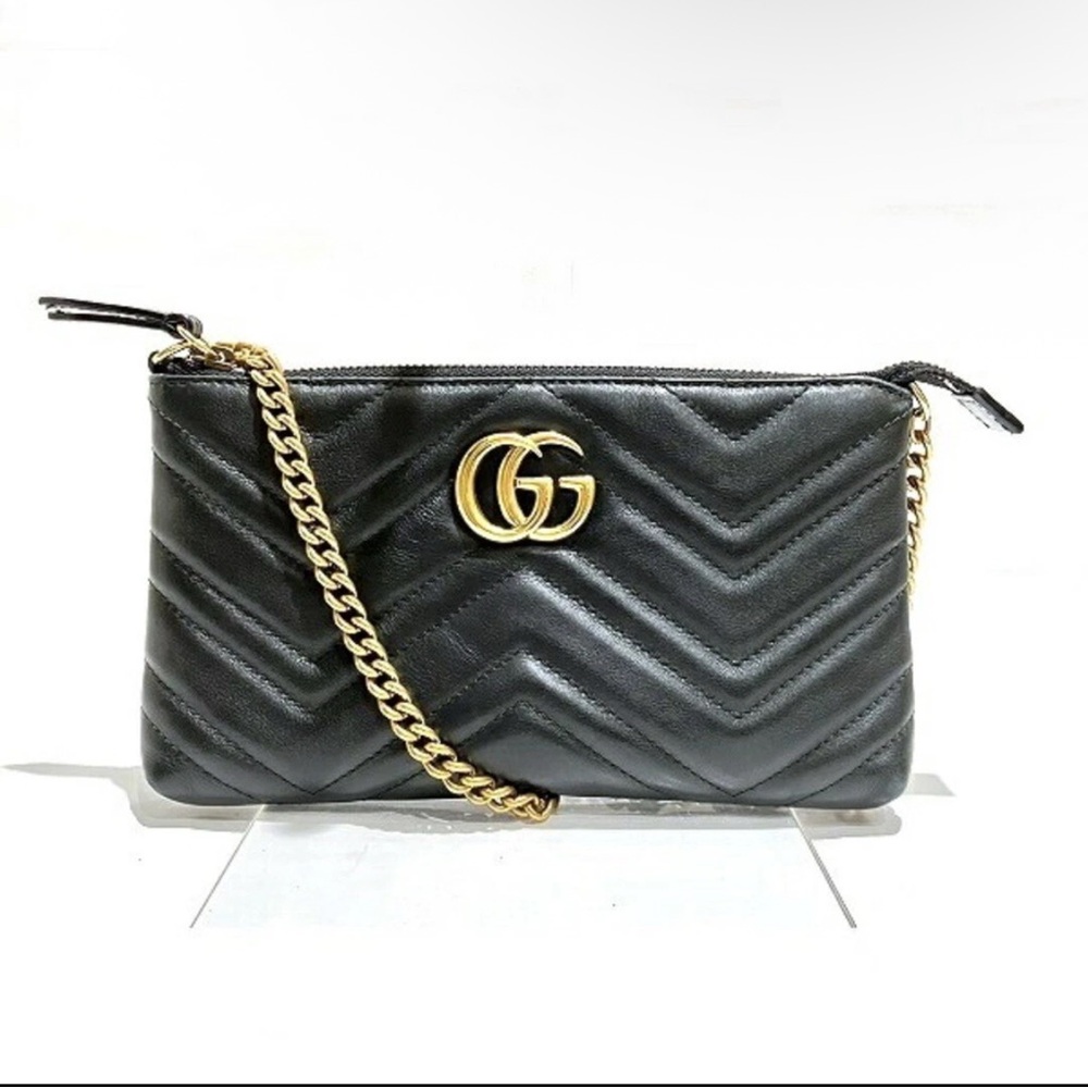 /traded/💯 Gucci Marmont Pochette Bag - Picture 2 of 14